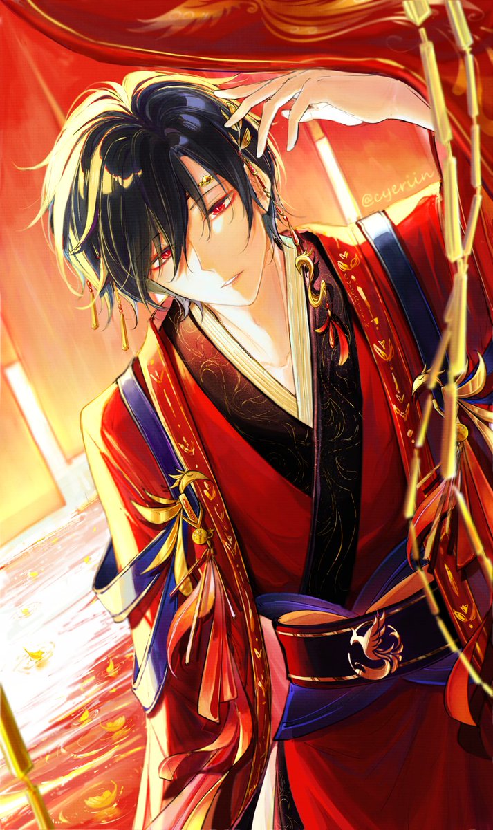 cyeriinTWT's tweet photo. The Arrival of Phoenix—rise from death, bringing new hopes for the world, leaving trace of ambitions within his burning tails.  Now he's flapping his wings onto new chapter of life, cherishing every moment with his loved one. #LunarisPro #yuelinOC

Do not use/repost/AI material! https://t.co/w2ngXzZg73