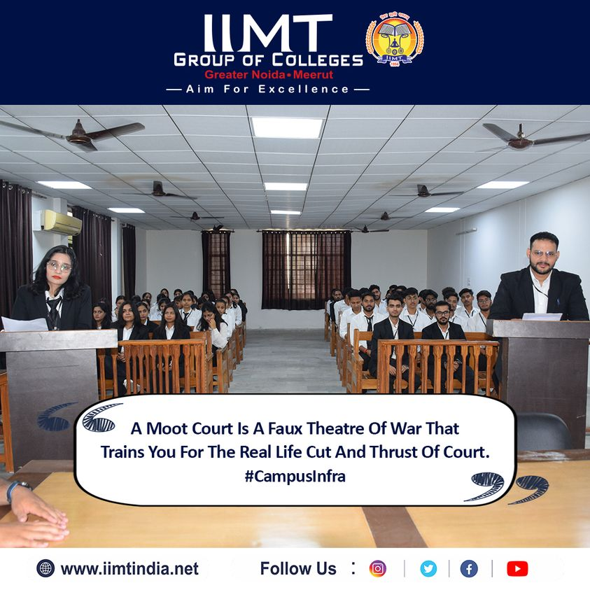 iimtnoida's tweet photo. A Moot Court Is A Faux Theatre Of War That Trains You For The Real Life Cut And Thrust Of Court.
https://t.co/UOh7RIbr6l
Call Us: 9520886860
#MootCourt #LawCollege #LLB #BALLB #IIMTIndia
#BALLBcourse #LLBCourse #admissionopen2023
#LawAdmission2023 #IIMTCollegeofLaw #CampusInfra https://t.co/YgIXVNLeeN