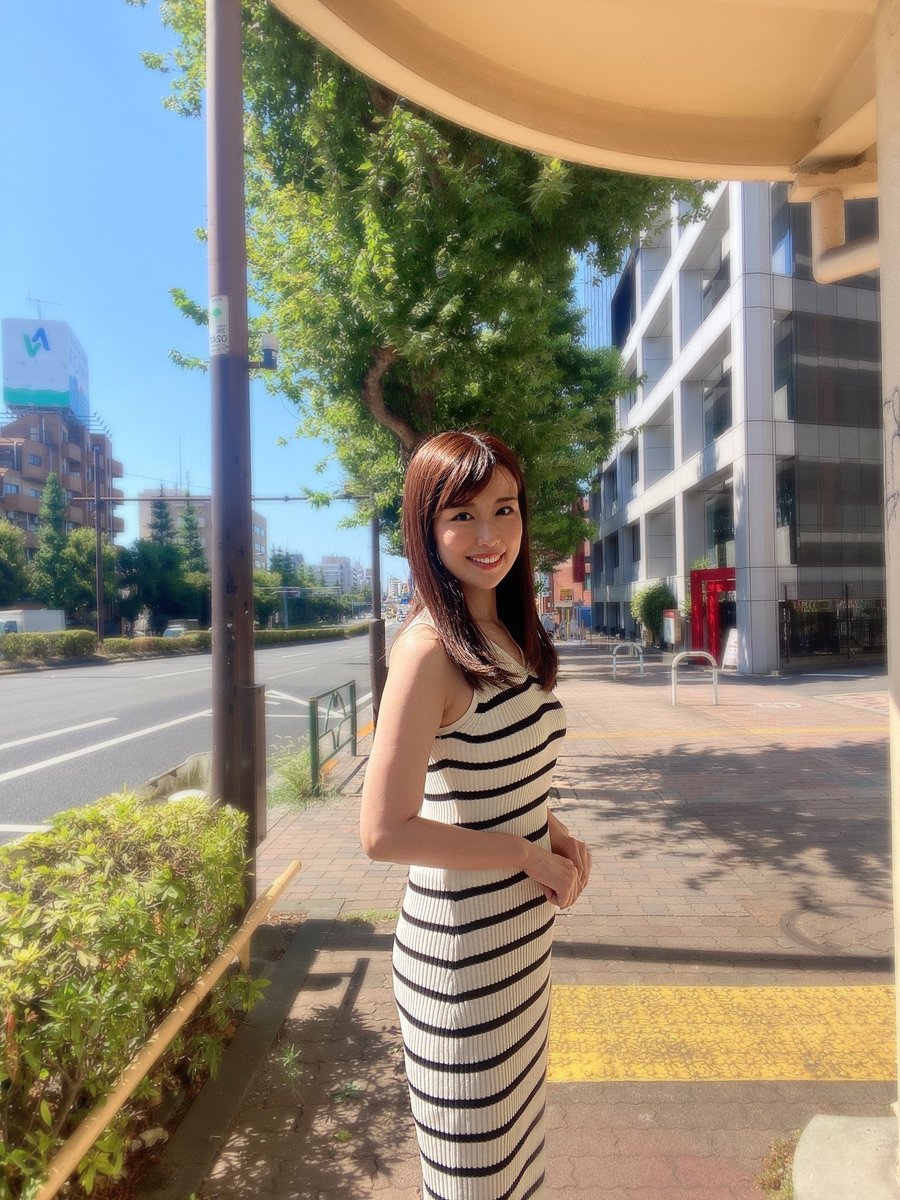 momoko_ana's tweet image. 暑いのでボーダーノースリワンピース
#FirstDayVibes #backtoshool #SHEINforall #SHEINpartner