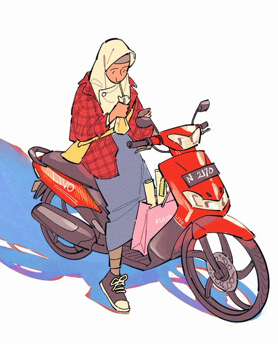 「バイク シンプルな背景」のTwitter画像/イラスト(人気順)
