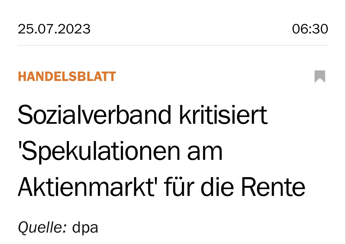 Wer eine langfristige, breit gestreute Investition am Aktienmarkt als Spekulation bezeichnet, liefert sein mangelndes Wirtschaftsverständnis gleich mit.