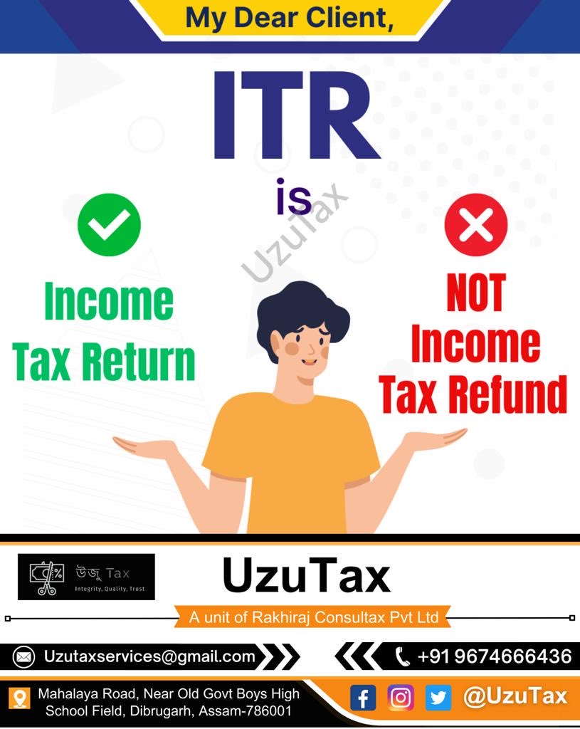 UzuTax's tweet image. #ITR #ClientExpectations #ITRefund #UzuTax