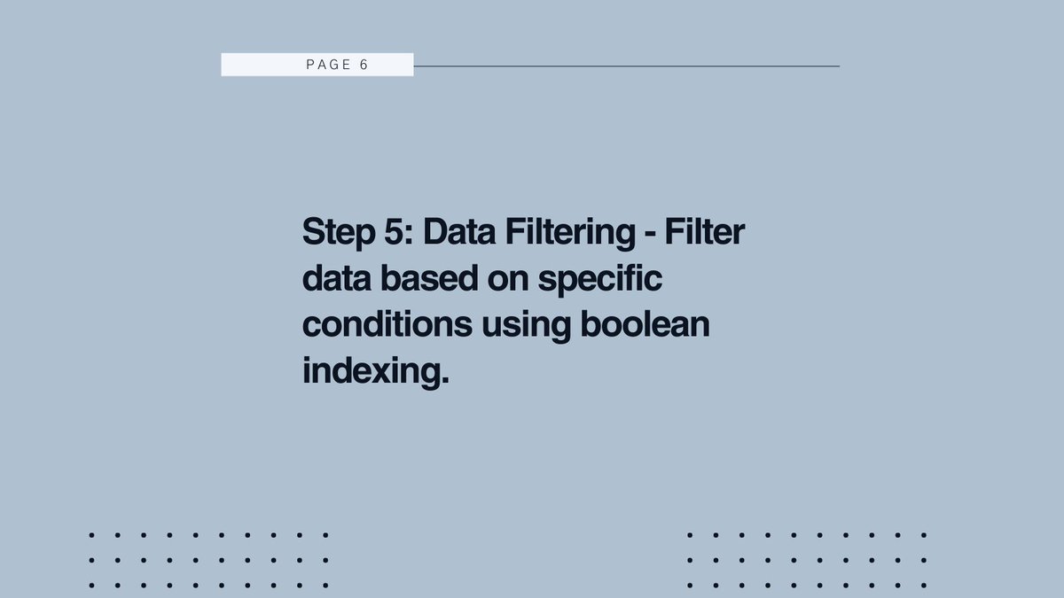 xythondata's tweet photo. "🚀 Mastering Pandas for Data Manipulation in 7 Steps! 🐍🐼 Unleash the power of pandas to clean, filter, and transform data like a pro. 📊 Embrace real-world data challenges and become a data-driven problem solver! 🌐 #DataScience #Pandas #DataManipulation #DataAnalysis" https://t.co/QKUXYfYG5r