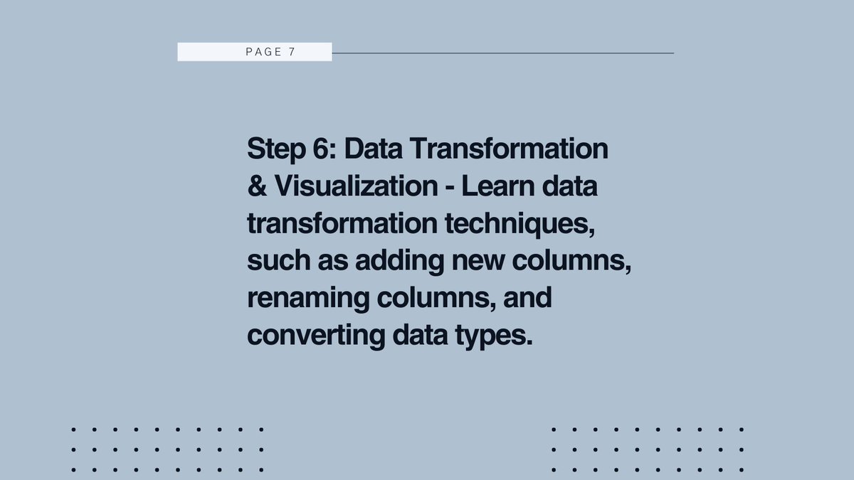 xythondata's tweet photo. "🚀 Mastering Pandas for Data Manipulation in 7 Steps! 🐍🐼 Unleash the power of pandas to clean, filter, and transform data like a pro. 📊 Embrace real-world data challenges and become a data-driven problem solver! 🌐 #DataScience #Pandas #DataManipulation #DataAnalysis" https://t.co/QKUXYfYG5r