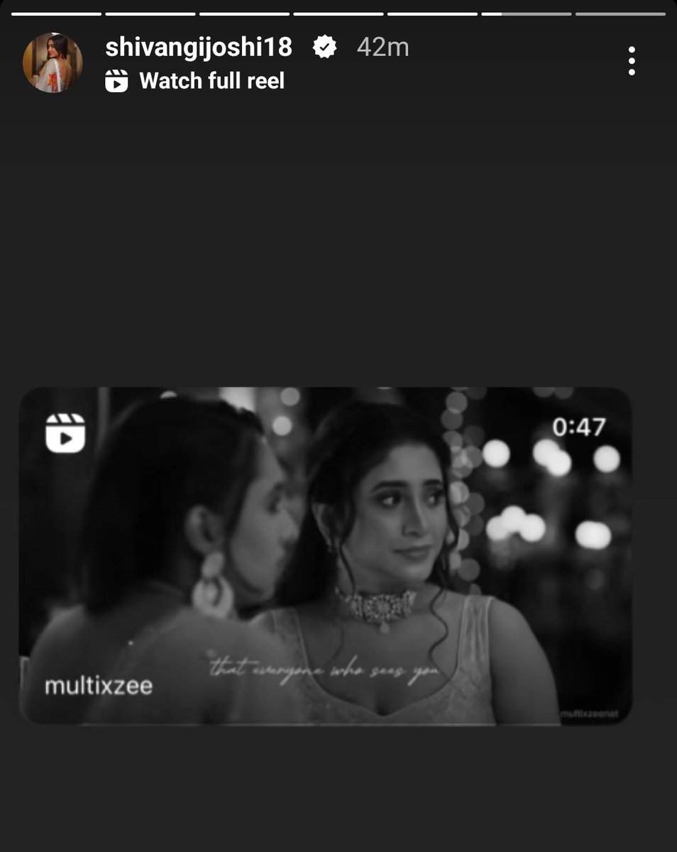 @multixzeenat Congratulations zeenat! Shivi shared it on her ig stories. 😭🤍
