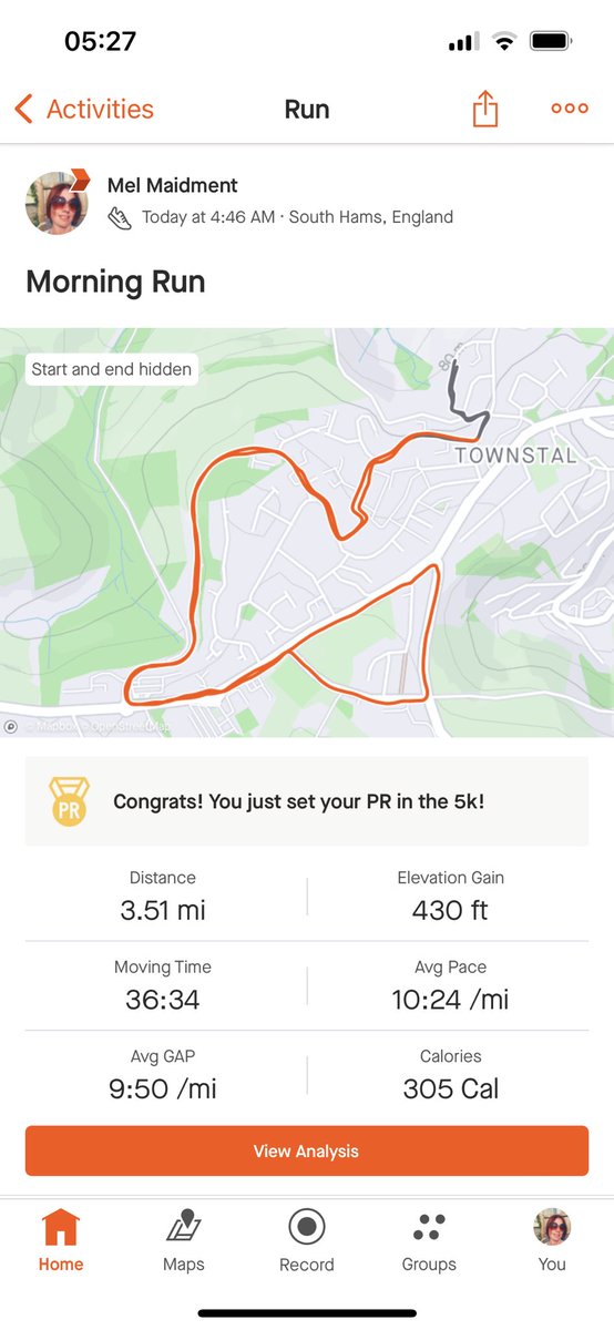 bybfan's tweet photo. 3rd 5k- set a new PR -new PR on 2 mile and 2nd fastest mile! 🙌🏻#FitnessGoals https://t.co/DC1BW3i20E