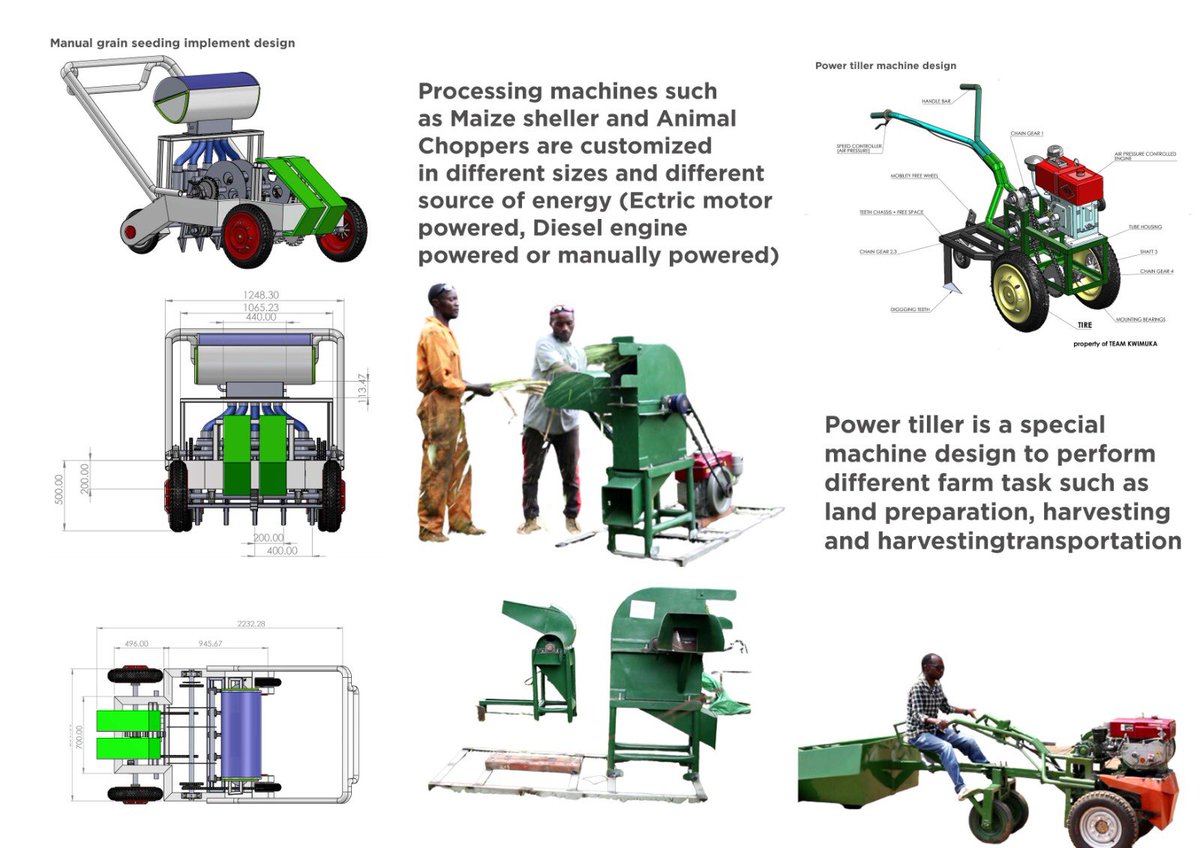 Today is Tuesday!  Visit our stand and get a best deal on our products (chopper and maize sheller machine on discount) 10% off 🥰. Pass by our booth at Mulindi #RwandaAgriShow2023 <a href="/RwandaAgri/">Ministry of Agriculture & Animal Resources |Rwanda</a> @MiniYouthRwanda <a href="/ImpactHubKigali/">Impact Hub Kigali</a>