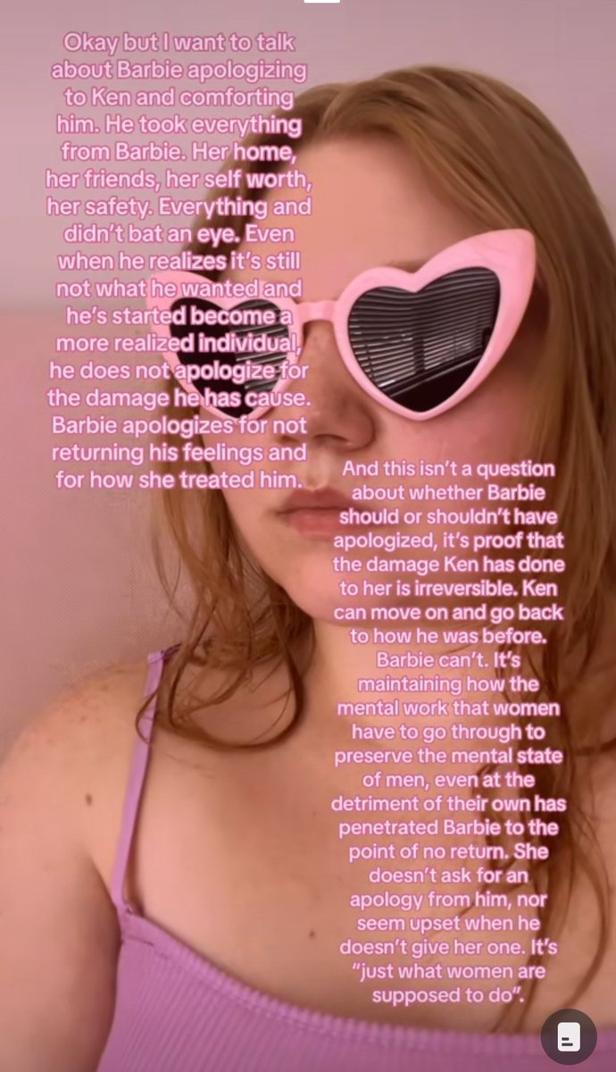 WARNING ⚠️ BARBIE SPOILERS

i just can't get over these points, I've been wanting to rant about these