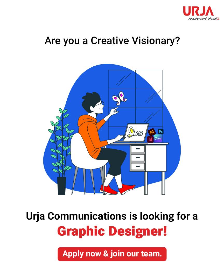 urjacomm's tweet photo. Calling all design maestros! Join our team as a Graphic Designer and craft visual wonders. 

#graphicdesign #designer #graphicdesigner #hiring #creativeagency #creative #visualcreative #jobopportunity #jobvacancy #urjacommunications. https://t.co/1pjKwvWbvf