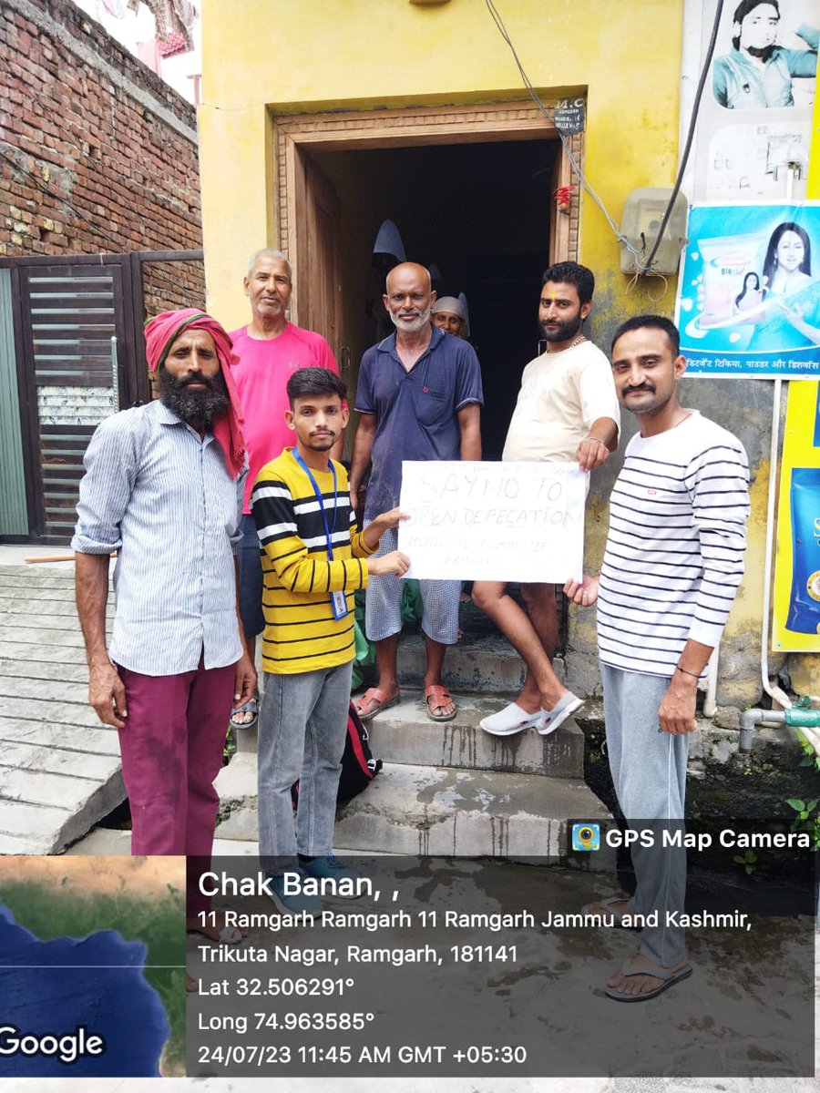 swachhramgarh's tweet image. Awareness about say no to open #defecation 
#IEC team #ramgarh 
@aiilsgjk @JammuUlb