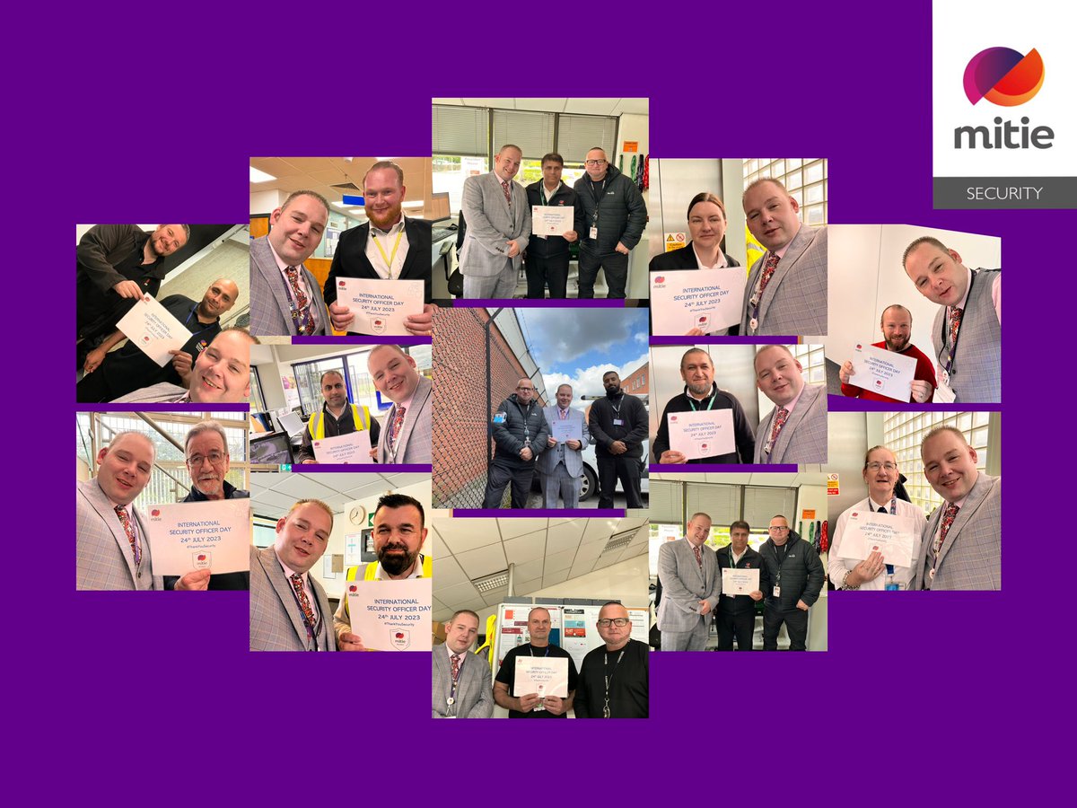 Had a good day out yesterday visiting our #frontlineheroes and thanking them for all their hard work on #InternationalSecurityOfficerDay #thankyou @mitie @MitieSecurity