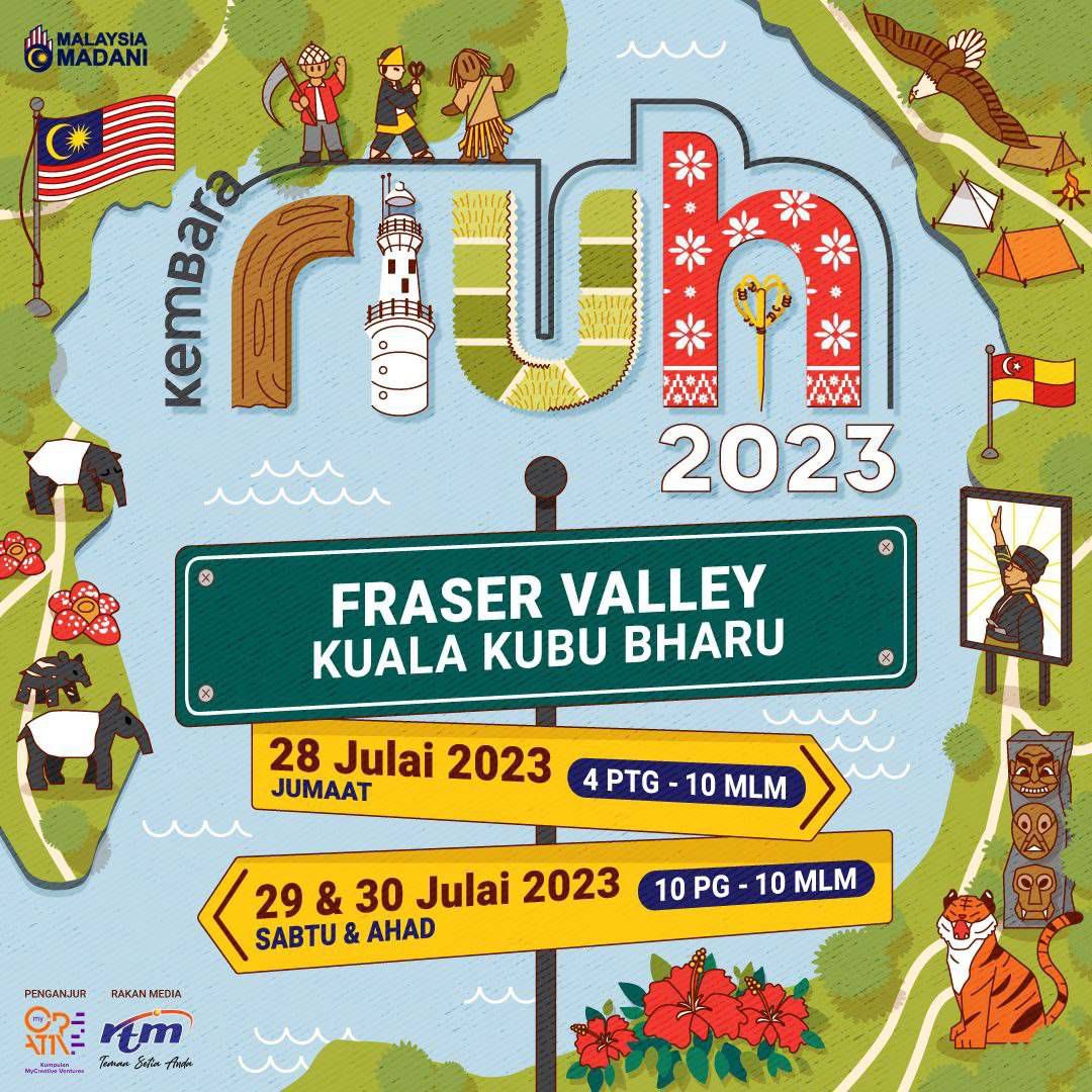 suetmei's tweet photo. Jom lend our support to GVF food vendors at riuh KKB by @MycreativeV 

RIUH KKB 
Forest Valley, Kuala Kubu Bharu
28-30 July 2023 
Free entrance, larger space (promise!)
Music, food, healing 🌿

Headliners: M.Nasir, Hujan, Dolla

Those who missed out at Tiba-Tiba Riuh, let’s go! https://t.co/u0ikMtiSgK