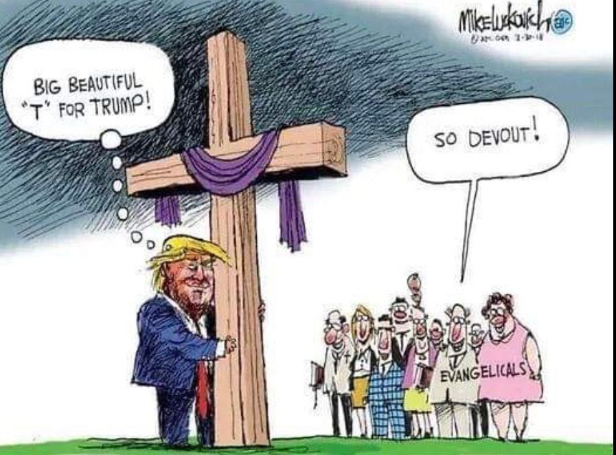 RT @kb2u04: @mtgreenee @TheDamageReport Trump's Christian faith? https://t.co/cNFzziQ8ue