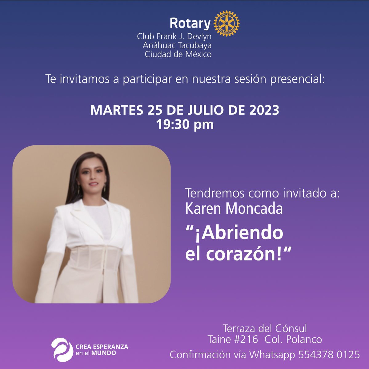 RotaryAnahuacT's tweet image. #SomosRotary #clubfrankdevlynanahuactacubaya