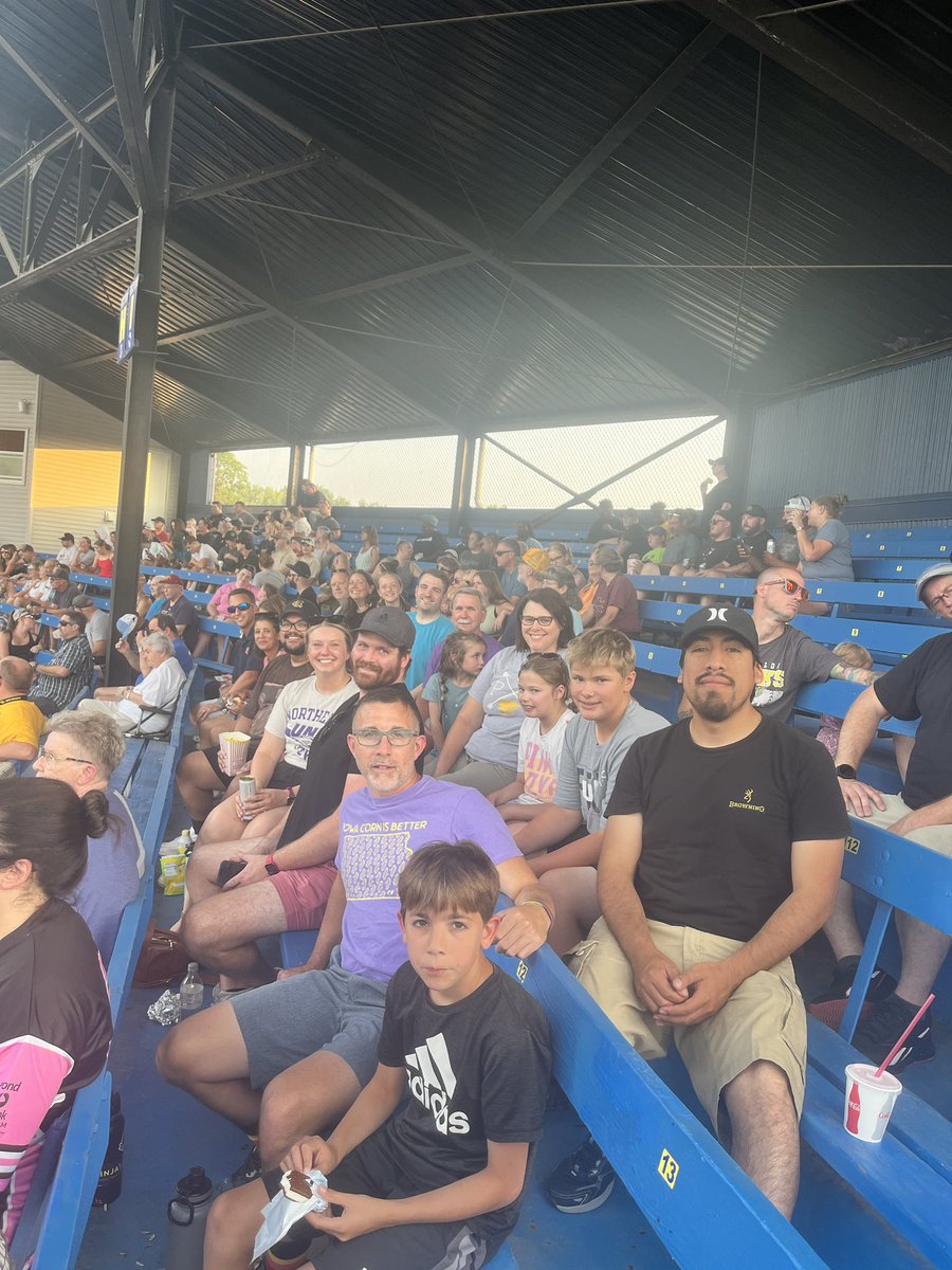 BCS_UNI's tweet photo. UNI BCS takes on the @waterloobucks! Having fun and #BuildingaBetterIowa. Let’s go Bucks! 👏🏼 ⚾️ https://t.co/Ft51VAPh4E
