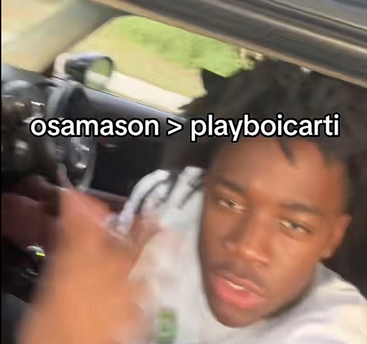 therealugs's tweet photo. TikTokers are saying Osamason has officially passed Playboi Carti https://t.co/p4UuNf6LJP