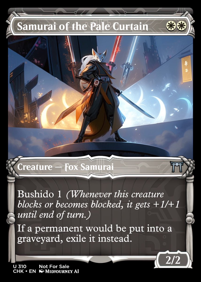 riptideprolab's tweet image. Spent the day making new cards for Isshin. #mtg #mtgalters