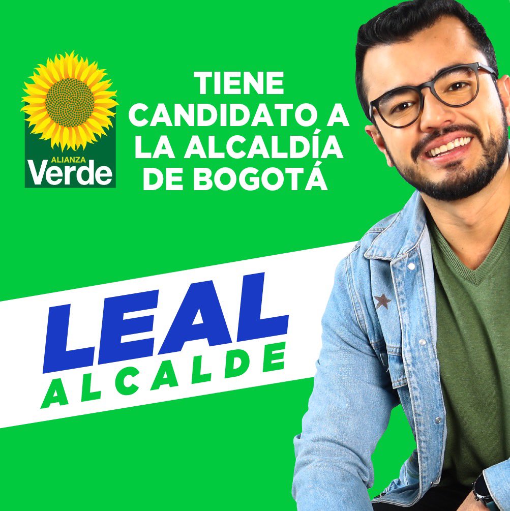 LuisCarlosLealA's tweet photo. El @partidoverdecol tendrá candidato a la Alcaldía Mayor de Bogotá.

¡Gracias a quienes nos han apoyado en este sueño!

#LealConBogotá💛❤️ https://t.co/qZQpdS6a8G