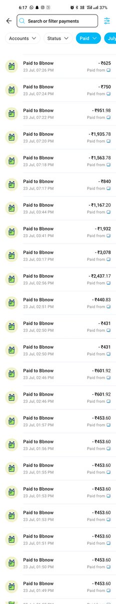 chiragtaparia's tweet photo. My Money has been stolen from my paytm wallet, my paytm wallet was hacked by the @bigbasket_com and on 23rd-24th July Total: Rs.4,41,216.11 has been stolen.
Please return my money back😭😭
Please check it and give my money back
My paytm wallet No. 7217666042
@bigbasket_com https://t.co/TYOHqgH8Js