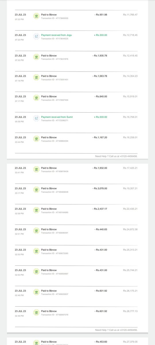 chiragtaparia's tweet photo. My Money has been stolen from my paytm wallet, my paytm wallet was hacked by the @bigbasket_com and on 23rd-24th July Total: Rs.4,41,216.11 has been stolen.
Please return my money back😭😭
Please check it and give my money back
My paytm wallet No. 7217666042
@bigbasket_com https://t.co/TYOHqgH8Js