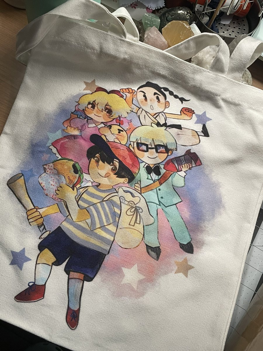 RT @bunnybroh: The Earthbound canvas bags have come in and aaaa I’m so happy !!!! https://t.co/l4qXuMhTkQ