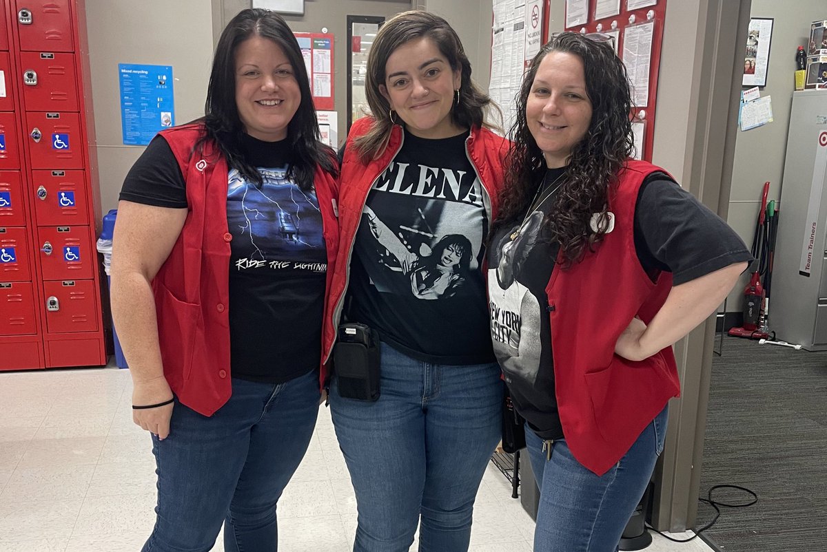 Just dropping some pictures of Jersey day and Wear your favorite Artist or Band t-shirt day at Medford! #FFFevents #teamtarget #Target