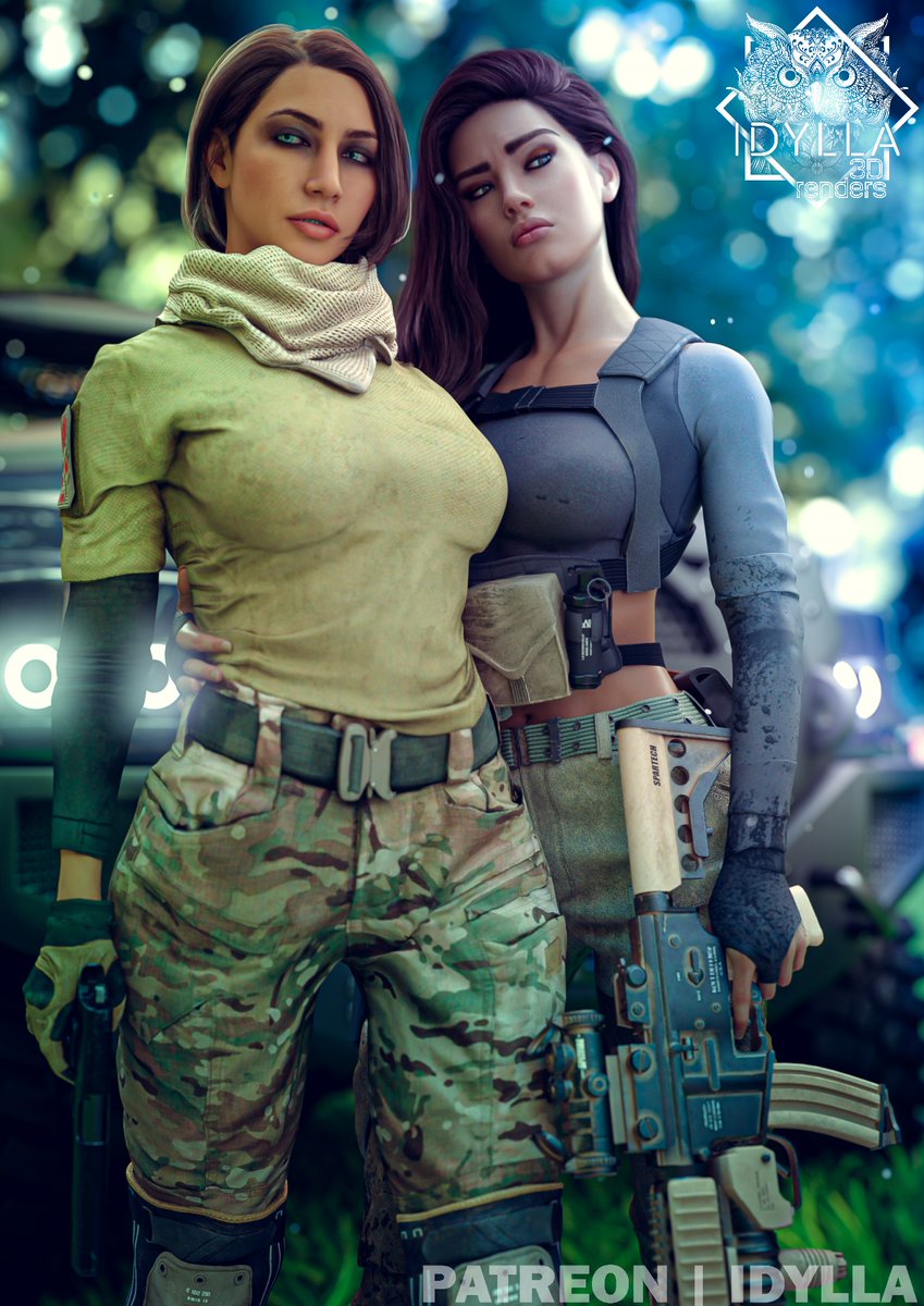 Roze and Sasha (OC)
Commissioned render by @Cyber_Caldos_77 

#CallofDuty #CallofDutyfanart