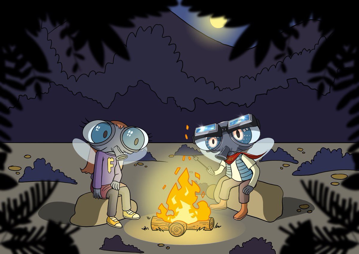 Evenings by the bonfire, we often reflect on our journey with $FLY. Though we've soared to a $17K USD market ATH, the truth is, our ascent has only just begun. Many are yet to see our potential, but we've set our sights high and firm.

In the vast sky of crypto, there are