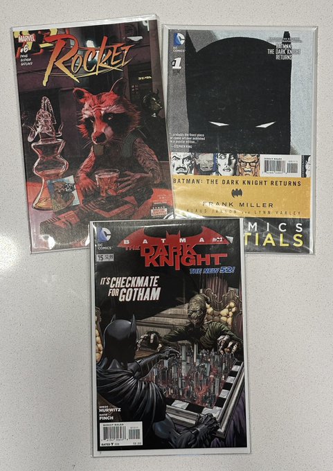 Comic-Con purchases 🦝🦇 https://t.co/g8IUaQN7SU