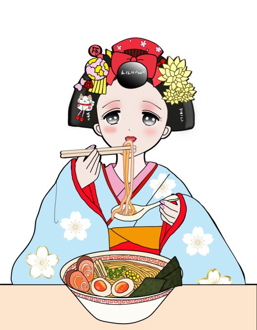 「kanzashi sash」 illustration images(Latest)