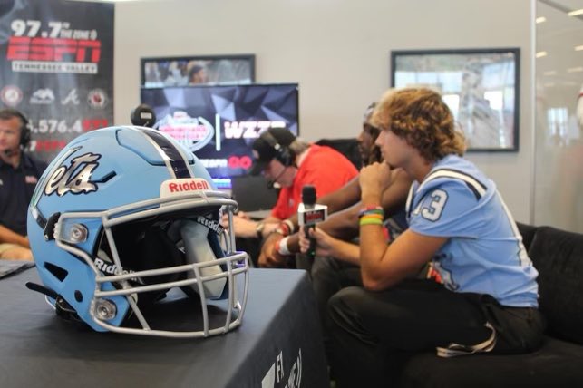 The Jets had a great showing at Trash Panda Stadium for the Madison County High School Football Media Day with 97.7 ESPN The Zone!
Coach McGehee and seniors #90 Big Nate Jennings and #13 Brody Stinson represented JC and Jets Football very well!  #Squadron12