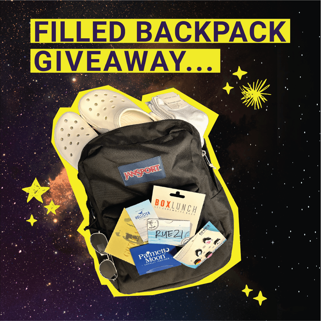 We are dropping a major giveaway for #backtoschool! 🎒🔥 That's right, we're hooking you up with a chance to #win this #backpack filled with sunglasses, Crocs, 💰$360 in gift cards to some of your fave stores and MORE! Click to enter 👉 bit.ly/3OtuIAU