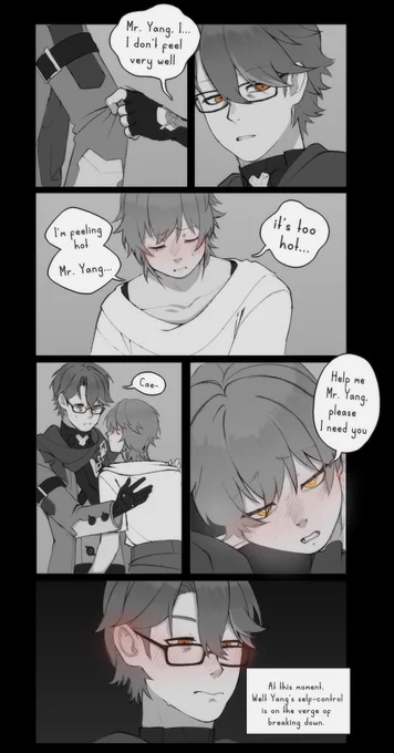 day 2- aphrodisiacs  "Caelus, you should stop rummaging through the trash"  #CaelusShipWeek2023 #weltcae