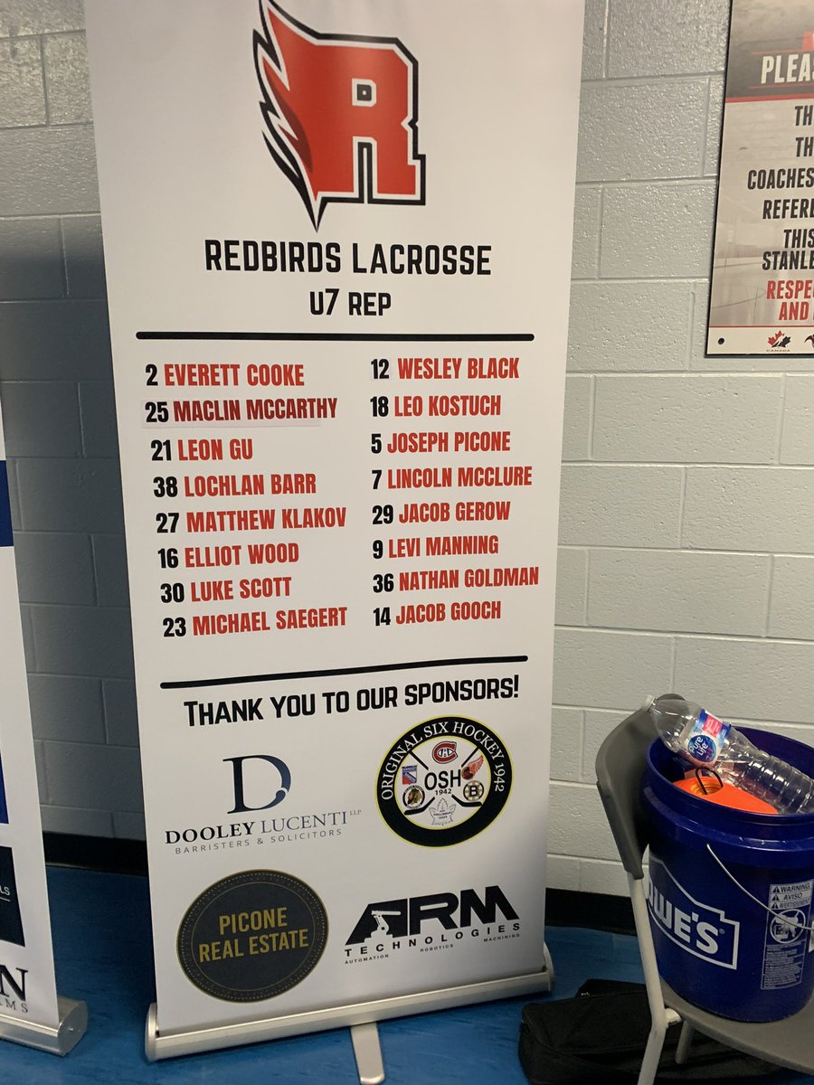 A “little” achievement we’re proud to have been a part of. Congratulations to the undefeated U7 Newmarket Redbirds lacrosse team and assistant coach <a href="/awoodsportslaw/">Andrew Wood</a> 🏆