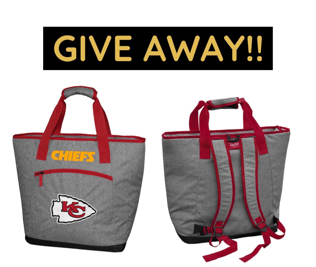 Farzin21's tweet image. 🚨 GIVE AWAY TIME! 🚨

Chiefs large tote cooler bag — 30-can capacity!

Give away rules:

— Follow @farzin21 
— Retweet/like this tweet

Winner must be in the US. Winner will be randomly selected and announced on Tuesday, August 1st at 8 pm CT!
