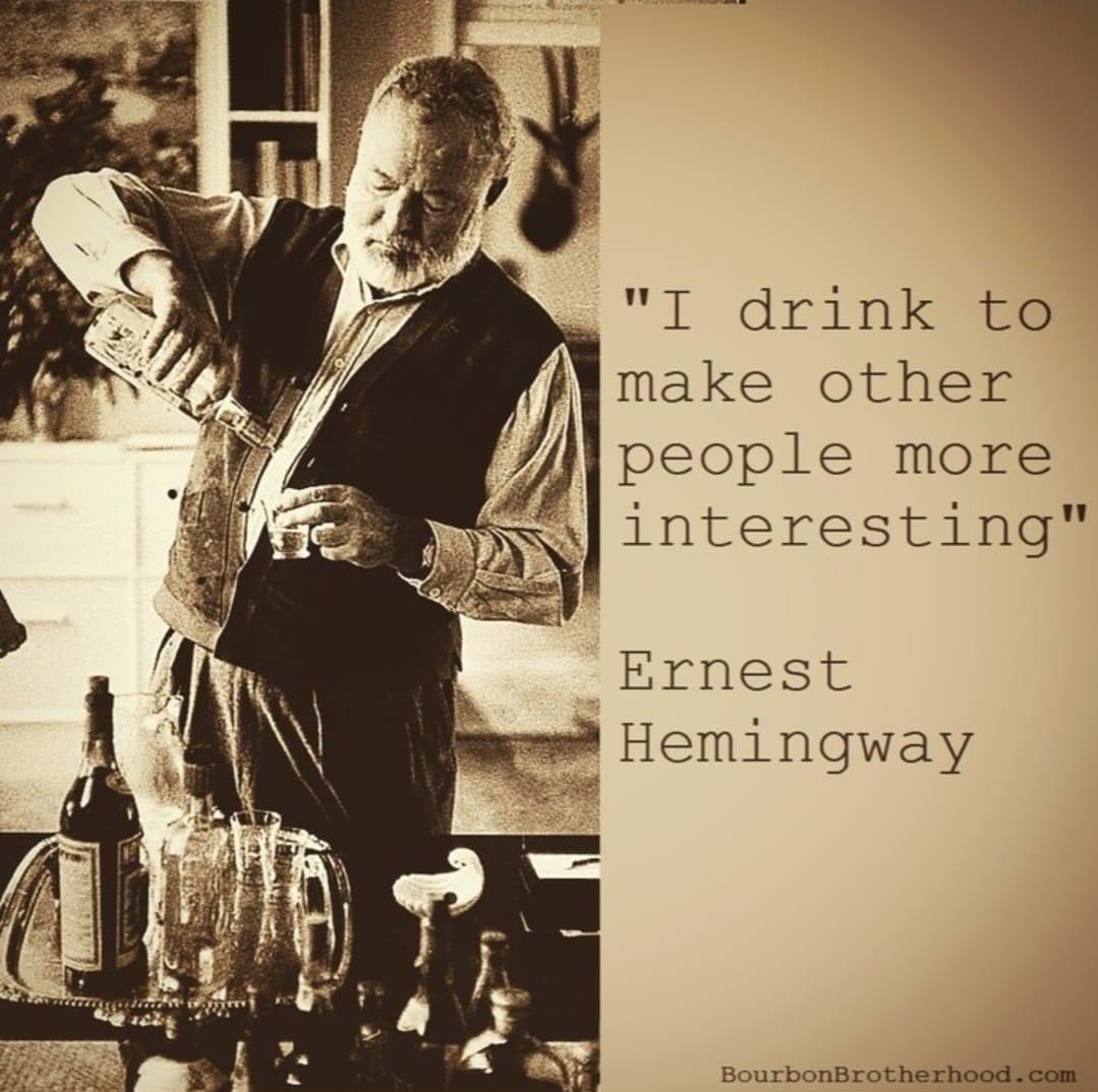 Hemingway is my hero...