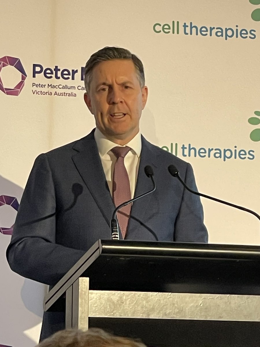 Minister Butler @Mark_Butler_MP opening the Cell and Gene Therapy Manufacturing Facility at #VCCC @PeterMacCC reminds us of the importance of the #Voice referendum to improve cancer outcomes for First Nations Australians #Yes23