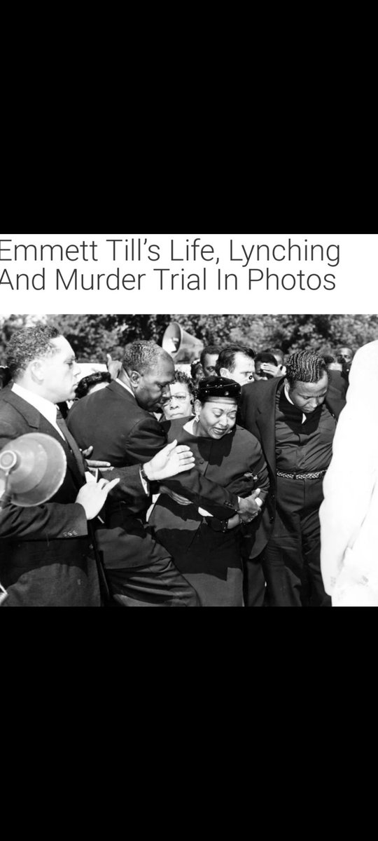 #EmmetTill was 14 years old when he was kidnapped,tortured and murdered for falsely being accused of whistling and inappropriate behavior against a white woman.  IT NEVER HAPPENED AND 50 YEARS LATER THE LADY ADMITTED SHE LIED.