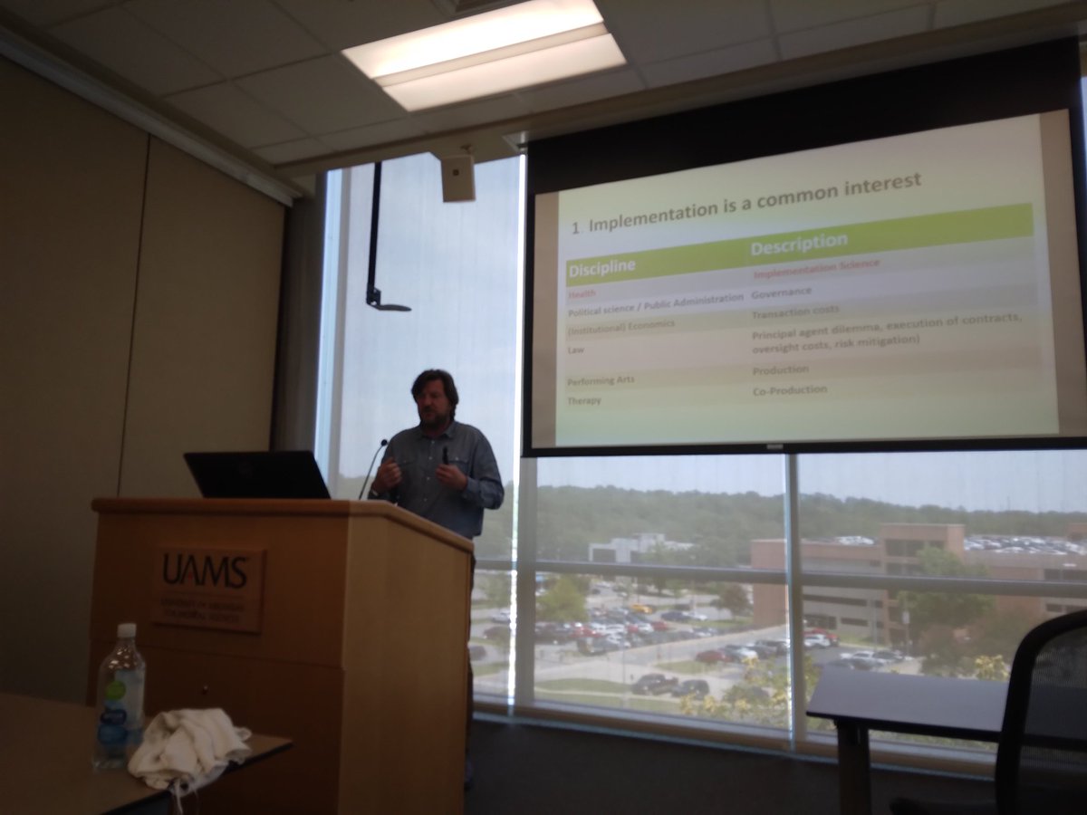 Prof Sean Redmond presenting today at UAMS Arkansas <a href="/hist_ul/">@HIST_UL</a>