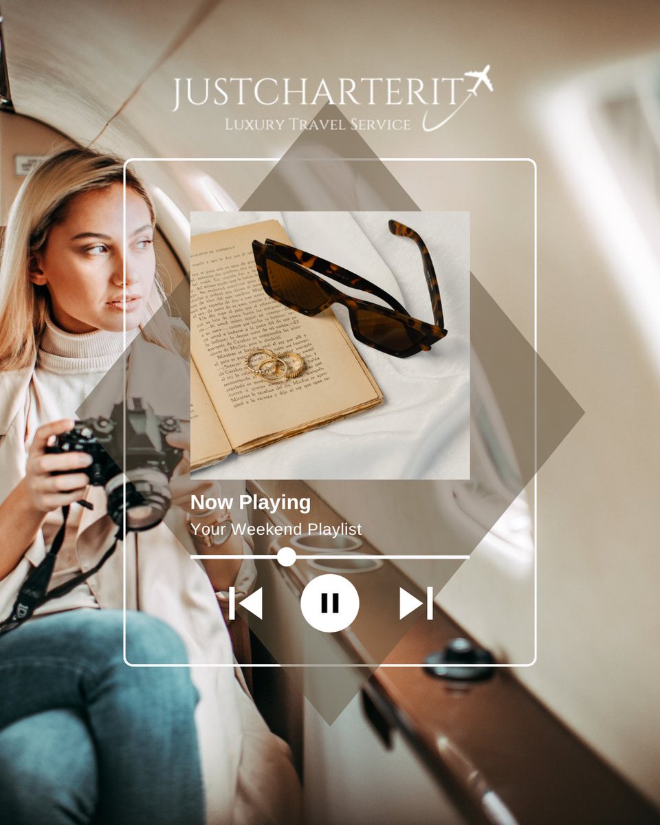 What music are you streaming when you #flyprivate with #JustCharterIt I love being able to #stream my favorite #spotify Playlists from my #SamsungZFold4 to my @BangOlufsen #beolit20 and work in #SamsungDeX mode connected to my @Miraxess #mirabook #bemobilebefree #luxurylifestyle