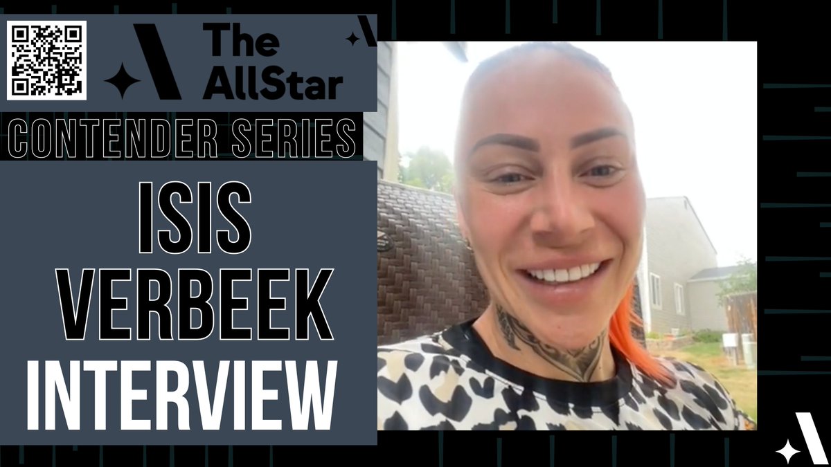 Strawweight prospect Isis "Fightqueen" Verbeek for @TheAllStarSport ahead of Contender Series.

Verbeek talks Josefine Knutsson fight, finishing training camp with Rose Namajunas in Colorado &amp; bare-knuckle #mma

📺 youtu.be/y6Y7Txg-6_4