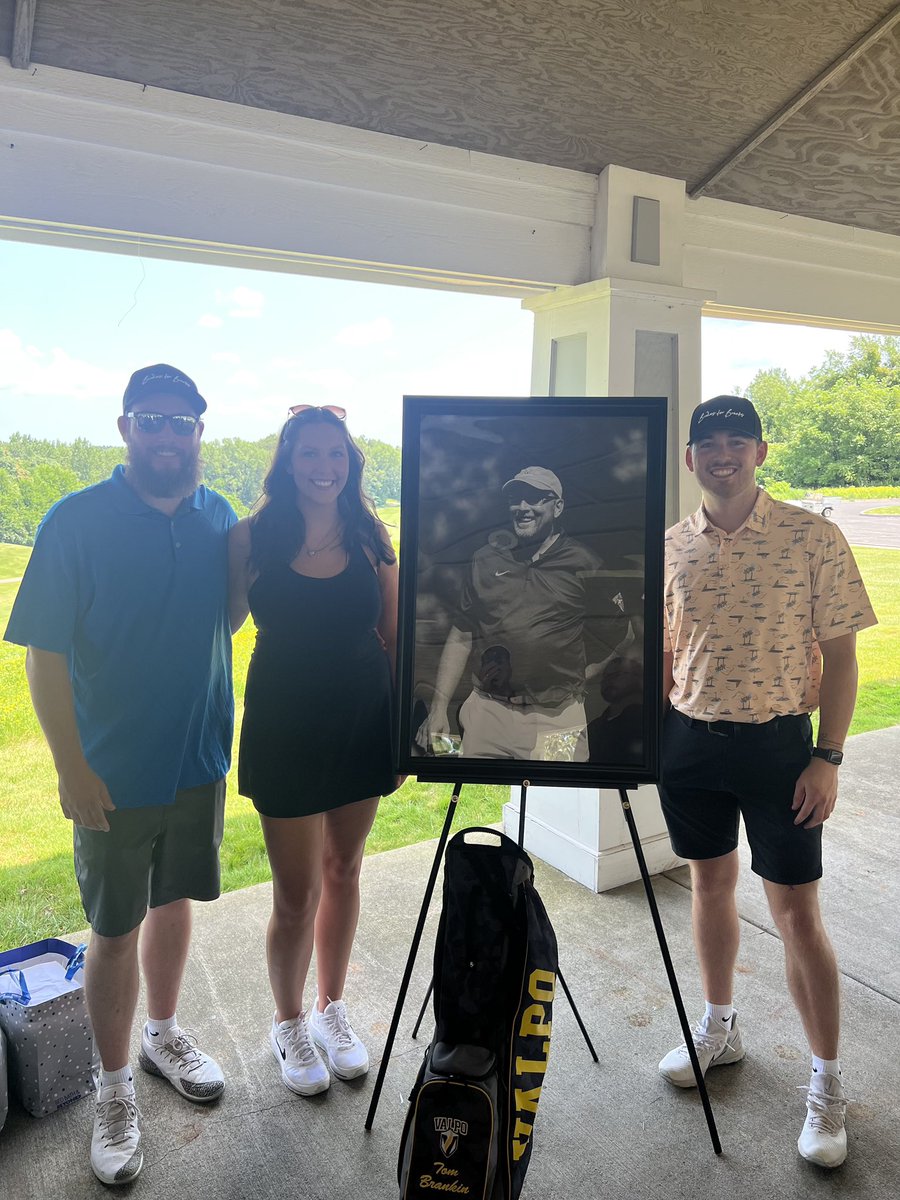 We would have obviously loved to have been able to get a full round of golf in before the rain started, but the reason we do this is to bring people together to continue Coach Branks’ legacy.

HUGE thank you to everyone who supported the outing and made it another one to remember