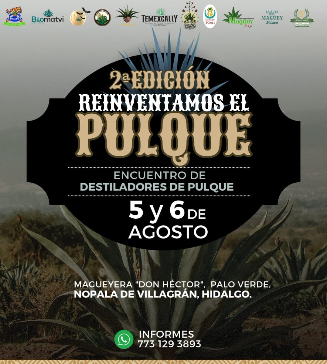 castillolyly's tweet photo. Ya viene el segundo encuentro de #Destiladores de #Pulque https://t.co/e97DItTQL6
