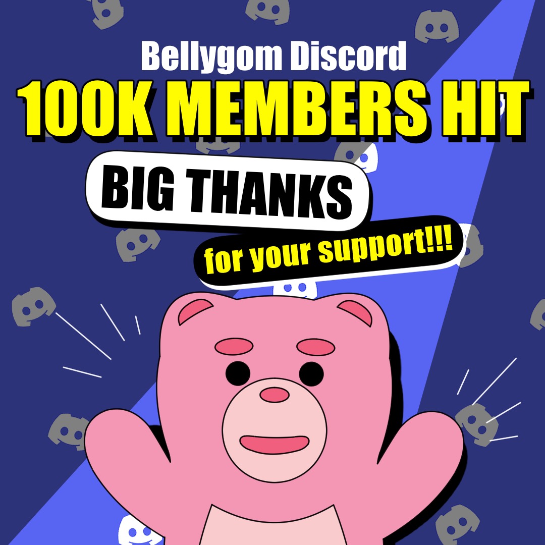 bellygom_nft's tweet photo. 🎉100,000 Discord Members🎉

We are proud to announce that we have reached 100K members on our Bellygom discord community.

Big thanks for your enthusiastic support.❤

Come join our Discord server to experience the Community.

🚀Discord - https://t.co/YH9BY8oqKm https://t.co/yaSOxsTuQQ