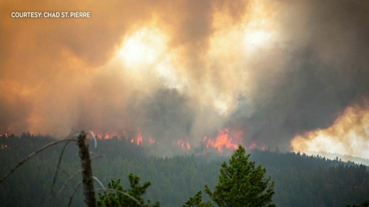 Watch: A special air quality statement is in effect as the East Kootenay area battles several wildfires, the largest near Cranbrook. @TysonFedorTV has more. #yyc https://t.co/GR5NbhmanL https://t.co/1bVy85KtGH