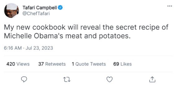 RealKSridharan's tweet photo. @carsonkrow Did he find Michael’s’s secret? #chefgate https://t.co/QLecpQ4S8b