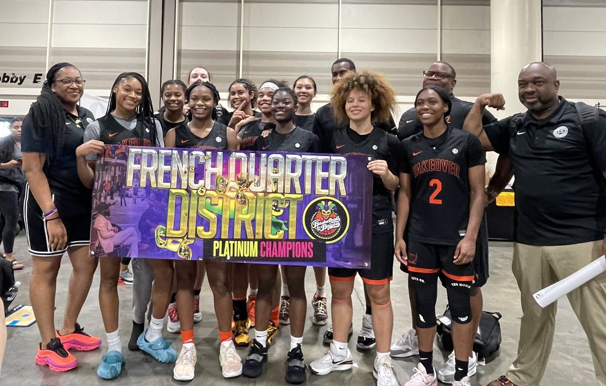 amirahvanderson's tweet image. 🏆 16U Platinum Champs at Basketball on the Bayou! Proud of my team. We went 9-0 this week in New Orleans! Thanks to my coaches! #ItsJustDifferent #AlwaysWorking #Champs