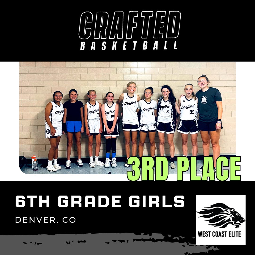 Crafted Basketball AAU (@craftedbballaau) on Twitter photo Crafted Basketball’s 6th Grade Girls Team finished their 1st AAU season together on a high note- 3rd Place at the West Coast Elite tournament in Denver. Way to go ladies!!! <a href="/CraftedBball/">Crafted Basketball Skills & Academy</a> Crafted Basketball’s 6th Grade Girls Team finished their 1st AAU season together on a high note- 3rd Place at the West Coast Elite tournament in Denver. Way to go ladies!!! <a href="/CraftedBball/">Crafted Basketball Skills & Academy</a>