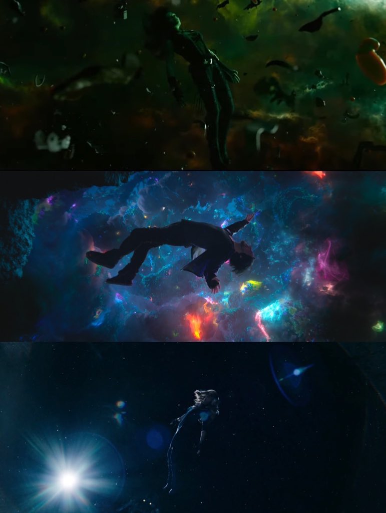 RT @MCUMarvels: Gamora, Doctor Strange, Captain Marvel floating in space https://t.co/NESOdXodtI