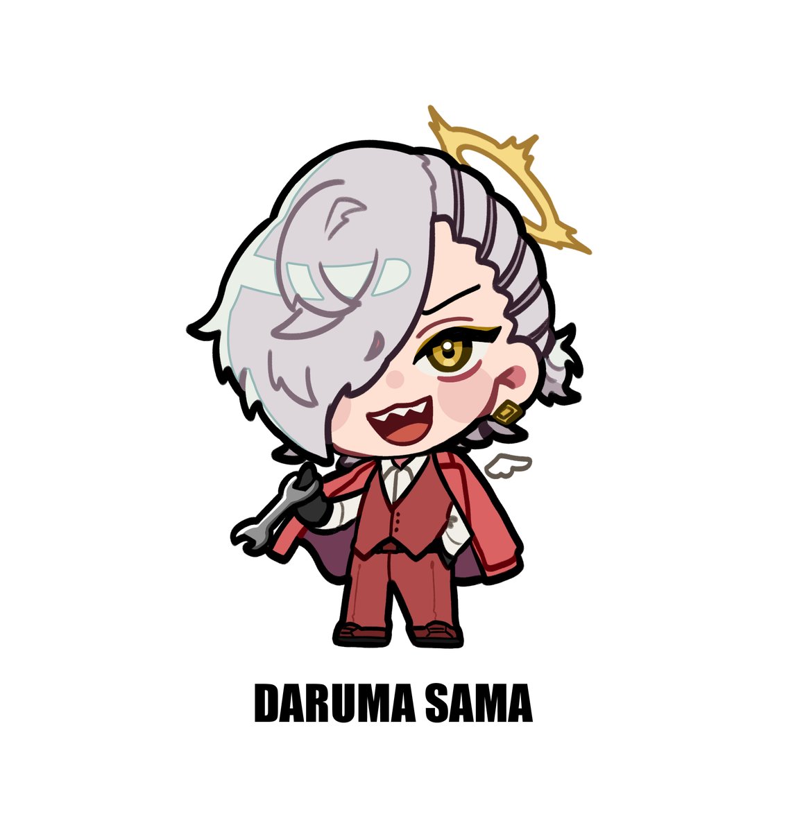 「DARUMA SAMA  #VCRGT絵 #だるまいずごっほ」|チョムチョムのイラスト